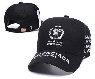 Wholesale Balenciaga Black Adjustable Baseball Hats 7009