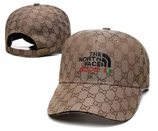 Wholesale The North Face X GUCCI Brown Adjustable Hats 7002