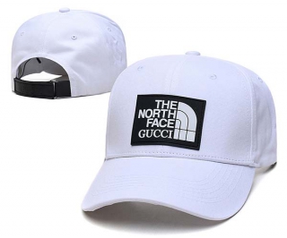 Wholesale The North Face X GUCCI White Adjustable Hats 7008