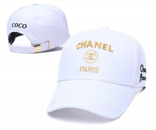 Wholesale Chanel White Baseball Adjustable Hat 7036