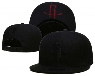 NBA Houston Rockets Pelicans New Era Black On Black 9FIFTY Snapback Hat 2005