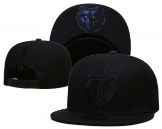 NBA Memphis Grizzlies New Era Black On Black 9FIFTY Snapback Hat 2004