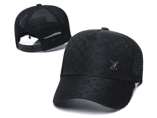 Discount Louis Vuitton Black Trucker Snapback Hats 7001 For Sale