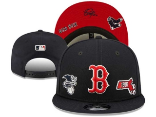 MLB Boston Red Sox New Era Navy Identity 9FIFTY Snapback Hat 3028