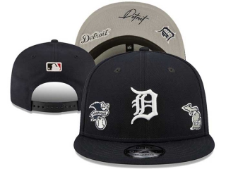 MLB Detroit Tigers New Era Black Identity 9FIFTY Snapback Hat 3011