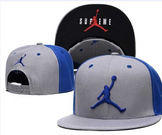 Wholesale Jordan Brand Grey Royal Snapback Hats 6017