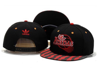 Adidas Trefoil Adjustable Hat Black Red - 5Hats 6008