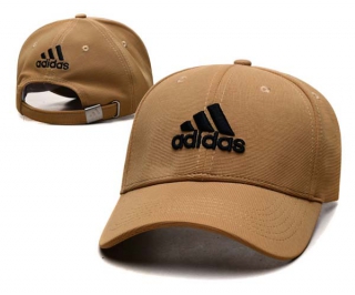 Adidas Classic Logo Curved Brim Adjustable Hats Brown Black Wholesale 5Hats 2069