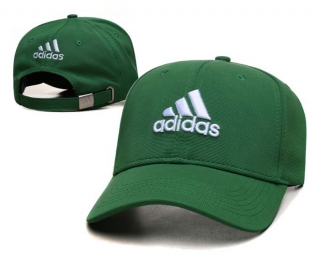 Adidas Classic Logo Curved Brim Adjustable Hats Dark Green White Wholesale 5Hats 2071