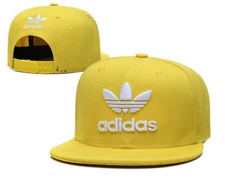 Adidas Classic Trefoil Snapbacks Hats Yellow White 5Hats 2087