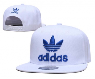 Adidas Classic Trefoil Snapbacks Hats White Blue 5Hats 2086