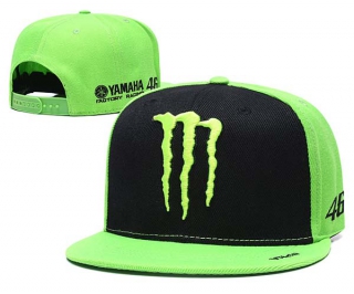 Monster Energy Embroidered Snapback Caps Black Green Wholesale 5Hats 2009