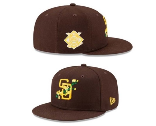 MLB San Diego Padres New Era Brown 9FIFTY Snapback Hat 2010