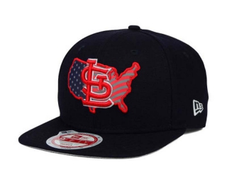 MLB St. Louis Cardinals New Era Black 9FIFTY Snapback Hat 2015