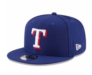 MLB Texas Rangers New Era Royal 9FIFTY Snapback Hat 2006