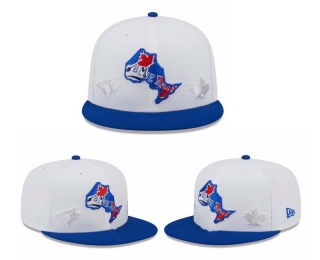MLB Toronto Blue Jays New Era White Royal State 9FIFTY Snapback Hat 2013