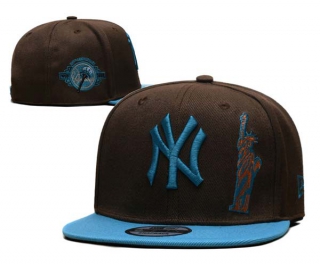 MLB New York Yankees New Era Brown Sky Blue Anniversary 9FIFTY Snapback Hat 2184