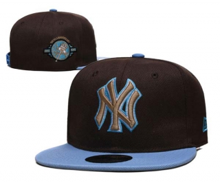MLB New York Yankees New Era Brown Sky Blue Anniversary 9FIFTY Snapback Hat 2185