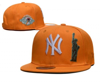 MLB New York Yankees New Era Orange Anniversary 9FIFTY Snapback Hat 2209