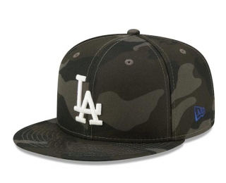 MLB Los Angeles Dodgers New Era Camo White Logo 9FIFTY Snapback Hat 2198