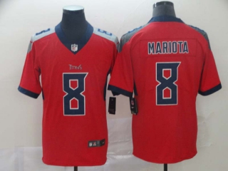 Men's Tennessee Titans #8 Marcus Mariota Red Stitched NFL Limited Inverted Legend Jersey