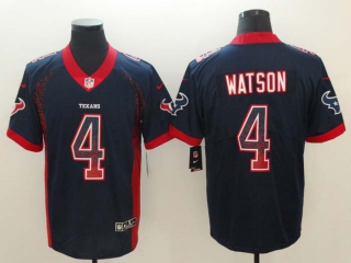 Men's Houston Texans #4 Deshaun Watson Black Alternate Stitched NFL Limited Rush Drift Fashion Jersey