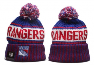 NHL New York Rangers New Era Royal Red Knit Beanies Hat 5001