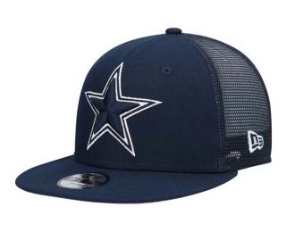 NFL Dallas Cowboys New Era Navy Classic Trucker 9FIFTY Snapback Hat 2003