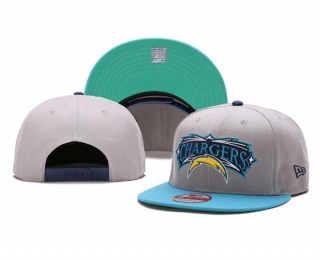 NFL Los Angeles Chargers New Era Gray Blue 9FIFTY Snapback Hat 5001