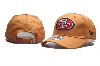 NFL San Francisco 49ers New Era Orange 9TWENTY Adjustable Hat 5002