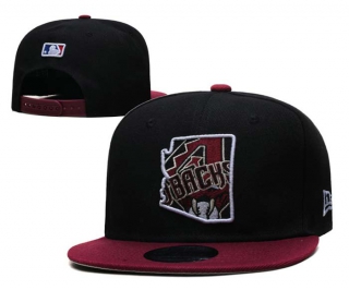 MLB Arizona Diamondbacks New Era Black Red State 9FIFTY Snapback Hat 2017