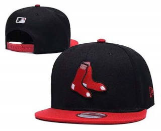 MLB Boston Red Sox New Era Black Red 9FIFTY Snapback Hat 2043