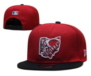 MLB Cincinnati Reds New Era Red Black State 9FIFTY Snapback Hat 2015