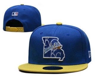 MLB Kansas City Royals New Era Royal Gold State 9FIFTY Snapback Hat 2007