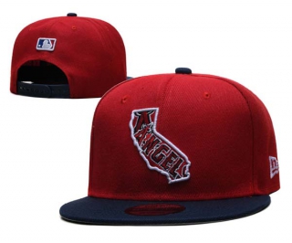 MLB Los Angeles Angels New Era Red Navy State 9FIFTY Snapback Hat 2015