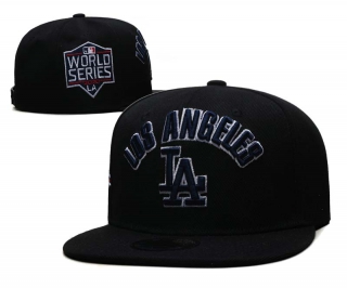 MLB Los Angeles Dodgers New Era Black 2020 World Series 9FIFTY Snapback Hat 2248