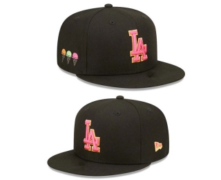 MLB Los Angeles Dodgers New Era Black Summer Sherbet 9FIFTY Snapback Hat 2250