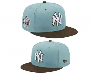 MLB New York Yankees New Era Light Blue Charcoal 1999 World Series 9FIFTY Snapback Hat 2229