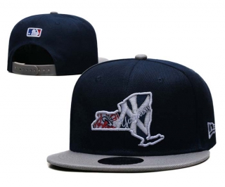 MLB New York Yankees New Era Navy Cream State 9FIFTY Snapback Hat 2230