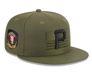 MLB Pittsburgh Pirates New Era Green 2023 Armed Forces Day On-Field 9FIFTY Snapback Hat 2020