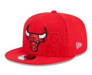 NBA Chicago Bulls New Era Red 2023 NBA Draft 9FIFTY Snapback Hat 2186
