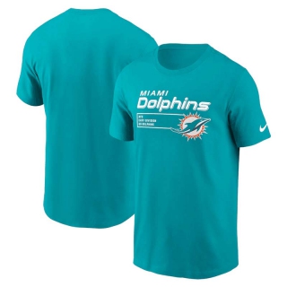 Men's Miami Dolphins Nike Aqua Division Essential T-Shirt