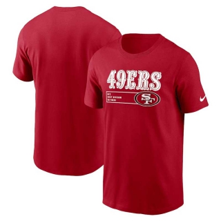 Men's San Francisco 49ers Nike Scarlet Division Essential T-Shirt
