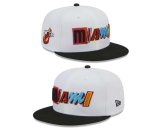 NBA Miami Heat New Era White 2022-23 City Edition 9FIFTY Snapback Hat 2021