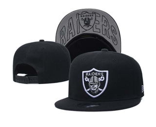 NFL Las Vegas Raiders New Era Black 9FIFTY Snapback Hat 6062