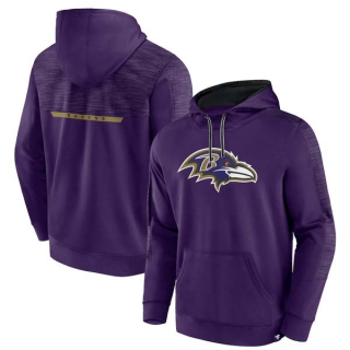 Men's NFL Baltimore Ravens Fanatics Branded Purple Defender Evo Pullover Hoodie
