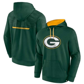 Men's NFL Green Bay Packers Fanatics Branded Green Defender Evo Pullover Hoodie