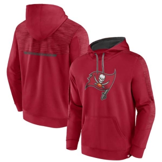 Men's NFL Tampa Bay Buccaneers Fanatics Branded Red Defender Evo Pullover Hoodie