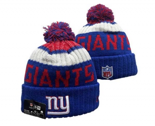 NFL New York Giants New Era Navy White Beanies Knit Hat 3058