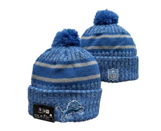 NFL Detroit Lions New Era Blue 2023 Sideline Cuffed Beanies Knit Hat 3051